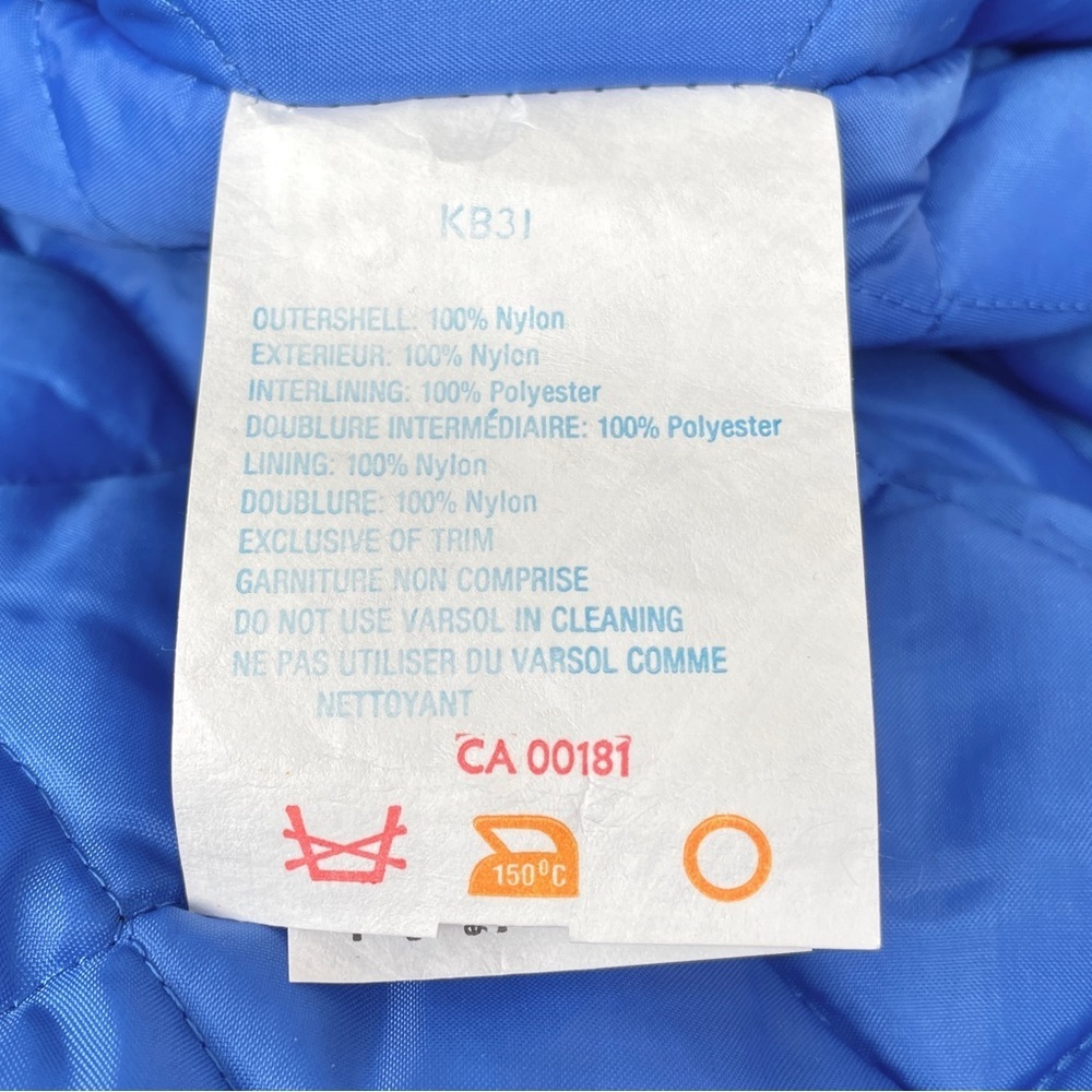 Vintage K Brand Bravo 500 Jacket, Quilt Lined, Made in Canada, Blue, Men’s Small - Picture 10 of 11